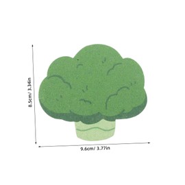 Baluue 5pcs Cartoon Broccoli Bath Sponge for Gentle Exfoliating and Deep Pore Cleansing Soft Wood Pulp Body Shower Sponges for Sensitive Skin Quick Dry Body Exfoliator Mitts for Women