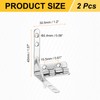 uxcell 2Pcs Box Quadrant Hinge, 30.5x40mm Box Hinge Cases with