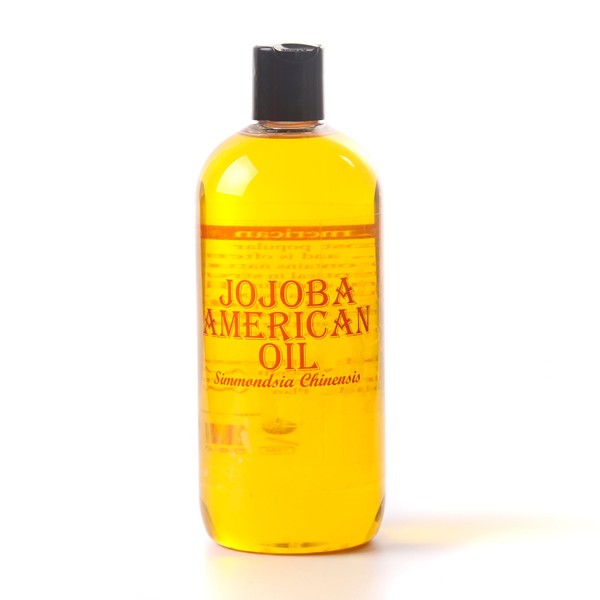 Mystic Moments | Jojoba Goldener Trägeröl 500 ml - reines & natürliches Öl perfekt für Haare, Gesicht, Nägel, Aromatherapie, Massage und Ölverdünnung Veganer GVO -frei