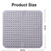 Shower Mat, 48 x 48 cm, Non-Slip Square Bath Mat,