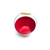 Nantucket Seafood Red Serving Pail Ice Bucket, 7.25 x 7.25