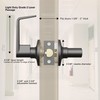 BRINKS Commercial - Light Duty Passage Door Lever, Matte Black