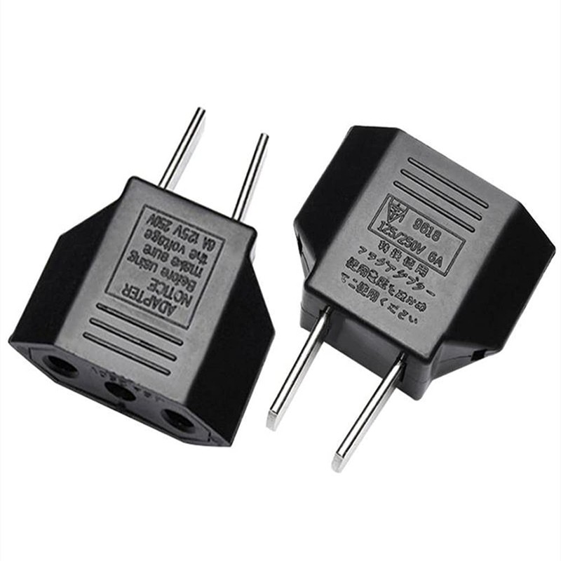 GRLRCR EU Europe to US USA America Travel Plug Adapter
