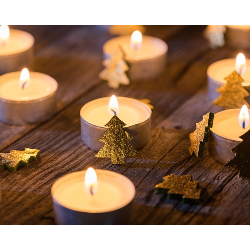 Hypmis Tea Lights Candles Bulk - 25 Pack, 4.5+ Hours