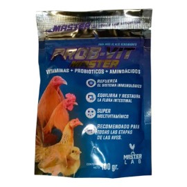 Prob-vit Master- Vitaminas, Probioticos, Aminoacidos 100 Gr