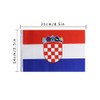 Croatia Croatians String Banner Flag,16 ft 20 Mini Flags String,