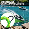 NIUTRIP 4FT Bungee Dock Line with Double Hooks,Premium Boat Accessories,Dock