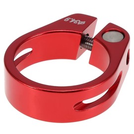 KIMISS 36.4 Seatpost Clamp BMX Seat Clamp Aluminium Alloy 34.9 mm Aluminium Alloy Bicycle Seatpost Clamp Mountain Bike Seatpost Sory() (34.9 mm Red)