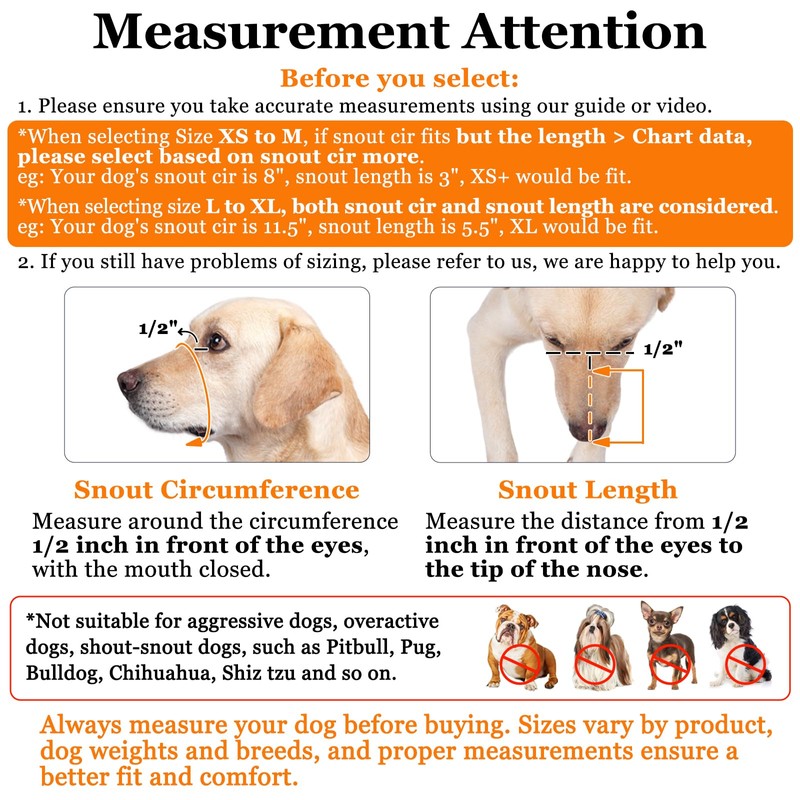 Crazy Felix Dog Muzzle, Soft Mesh Muzzle for Small Medium