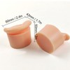 1 Pair Piercing Practice Ear Model Novice Soft Silicone Flexible