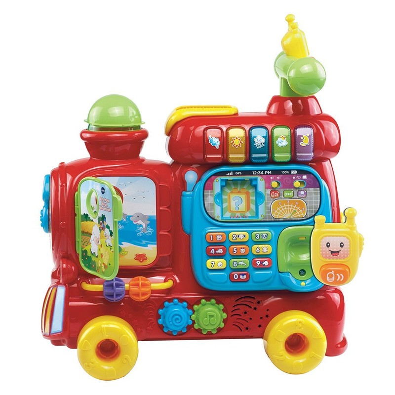 VTech Sit-To-Stand Ultimate Alphabet Train (Frustration Free Packaging), Red