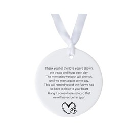 Pet Memorial Gift, Pet Loss Sympathy Gift, Dog Cat Memorial Gift, Pet Sympathy Gift, Cat Memorial Keepsake, Dog Memorial Keepsake, Hanging Ceramic Ornament