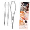ABOOFAN 3pcs Zinc Alloy Crab Peeling Supplies Set Seafood Eating