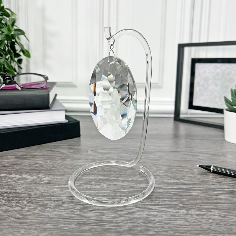 Plymor Clear Acrylic Rod 6.625" Ornament Hanger / Display Stand