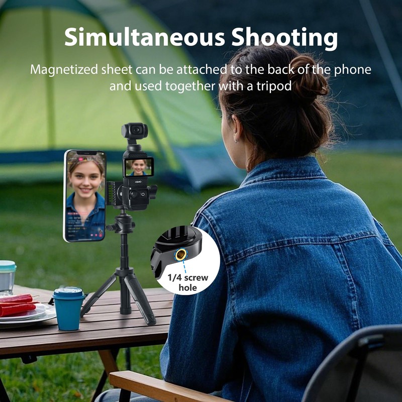 Tomat Osmo Pocket 3 Magnetic Mount Stand for DJI Pocket