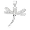 Tuscany Silver Cubic Zirconia Dragonfly Pendant