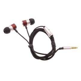 Wired Earphones Hi-Fi Sound Headphones Compatible with AT&T Vista/Calypso 2, Handsfree Mic Headset Wooden Earbuds in-Ear Earpieces Microphone