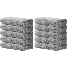 10 Pcs, 10''x10'' Kitchen Dish Cloth, Super Absorbent Coral Fleece Dish Cloths No Odor Reusable Dish Rags Premium Microfiber Cleaning Cloths, Nonstick Oil Washable Fast Drying
