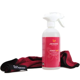 JEMAKO Kaminglasreiniger Set 500 ml Ash Ex Gel Schaumpumpe AshEx Tuch