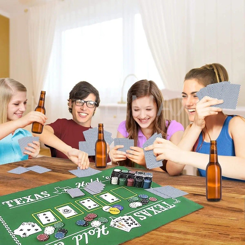 Set De Juego De Póquer Texas Holdem