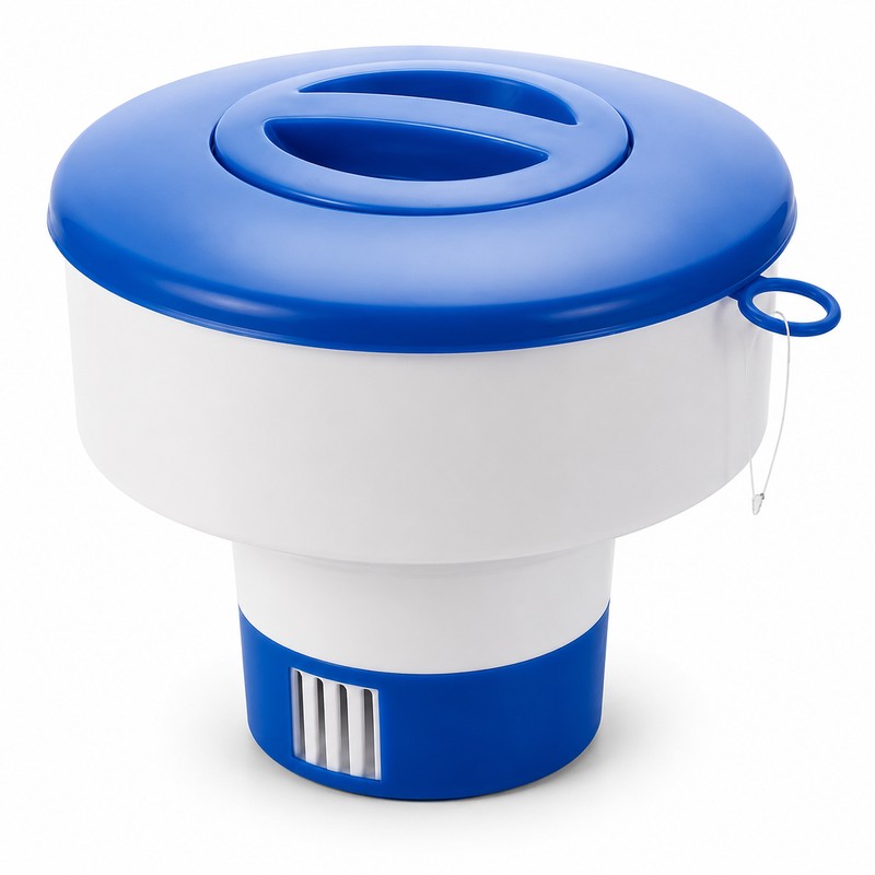 Floating Pool Chlorine Tablet Dispenser for Water Care – Adjustable