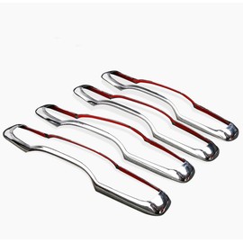Bayyee 4Pcs Chrome Door Handle Cover for Volvo XC90 2016 2017 2018 2019 2020 2021 2022 2023 Exterior Side Door Handle Cover Trim