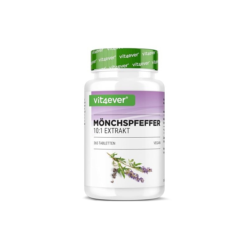 vit4ever Monk's Pepper - 365 Tablets - High Dose with