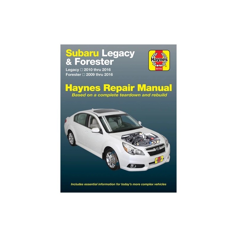 Haynes Subaru Legacy (10-16) & Forester (09-16) Haynes Repair Manual