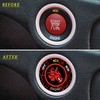 TOOLEPIC Push Start Button Cover for Dodge Challenger Charger Durango