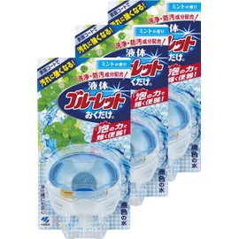 Liquid Bluelette Toilet Tank Aromatic Cleaner, Main Unit, Mint Scent, 2.4 fl oz (70 ml) x 3 Packs