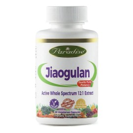 Paradise Jiaogulan Extracto Premium 121 60 Cpsulas 250 Mg Gynostemma Pentaphyllum Sin Sabor