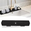 XAUXAGL 30 Inch Sink Splash Guard,Longer Silicone Sink Mat for