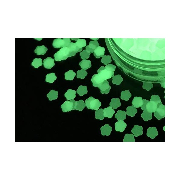 Spooky Glow in the Dark Nail Art Sequins Glitter 2g