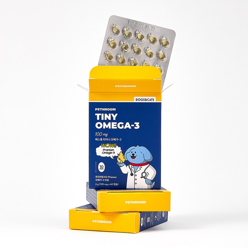 PETHROOM [FESROOM] Tiny Omega-3 100mg Triple Set for Dogs &