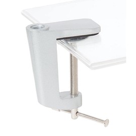B&P Lamp® Aluminum Desk or Table Clamp, Silver Finish