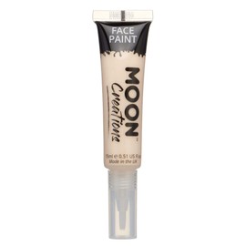 Moon Creations Face & Body Paint with Brush Applicator - 15 ml - Pale Skin