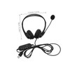 SEWACC Office Headphones with Noise Reduction Wired Headset with Built