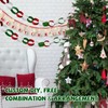 Christmas Colors Paper Chain Strips, Cardstock Craft Strips