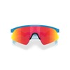 Oakley OJ9015 Resistor Sweep Rectangular Sunglasses, Polished Sky Blue/Prizm Ruby,