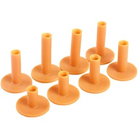 SAKIRABITO Golf Tees, Rubber Tees, For Practice, Placement, Lightweight, Durable, Stable, Long, Short, Set of 8