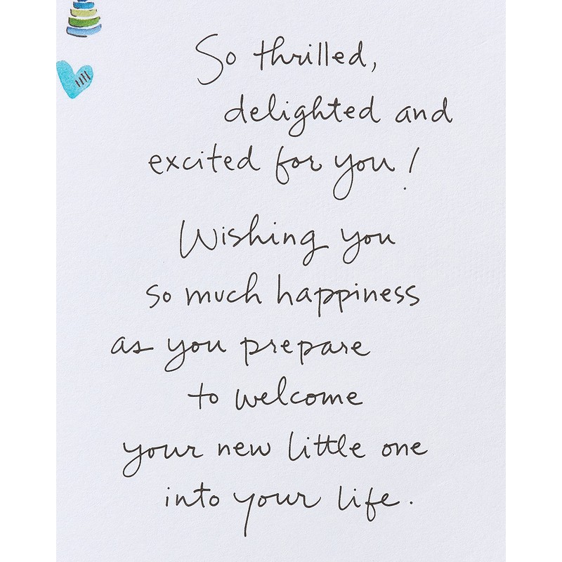 American Greetings Baby Shower Card for Boy (New Little One)