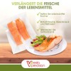 Vesta Precision Vacuum Sealer Rolls - Clear and Embossed -