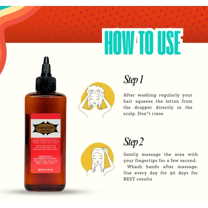 ENDOTEN CONTROL Scalp Activating Treatment 6.76 Fl Oz Ginseng Amino