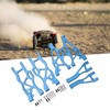 RC Front Rear Suspension Arm Set Aluminum Lower Upper Swing