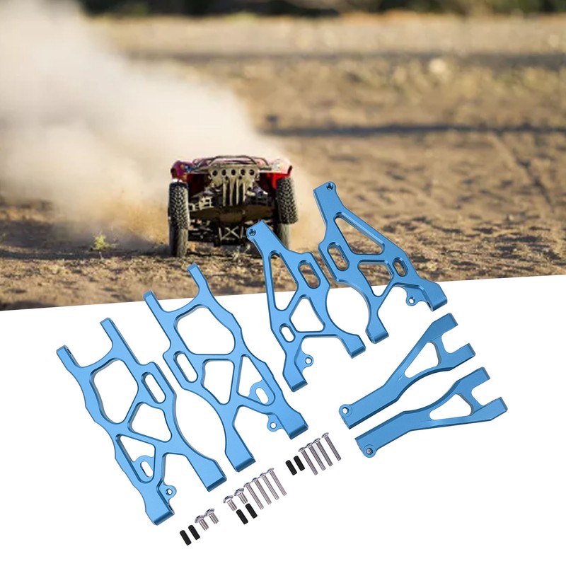 RC Front Rear Suspension Arm Set Aluminum Lower Upper Swing