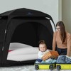 KNOCLOC Blackout Tent for Kids Travel and Sharing Room, fits