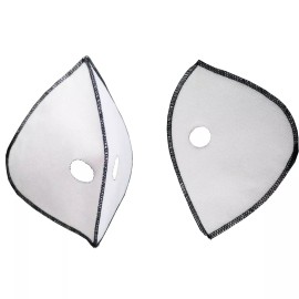 Unbranded Dust Mask Reusable Face Mask w/ Extra 2 Activated Carbon Filters for Fog Weather - 2Pcs Filters(No Mask)