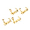 4PCS Violin Fine Tuner Golden Metal Wear Resistant String Fine