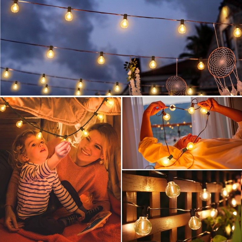 Mlambert G40 LED Replacement Light Bulbs for String Lights, Dimmable