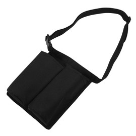 Funda de botella de masaje ajustable con doble bolsillo, loción de masaje Aceite de masaje Organizador de bolsa colgante